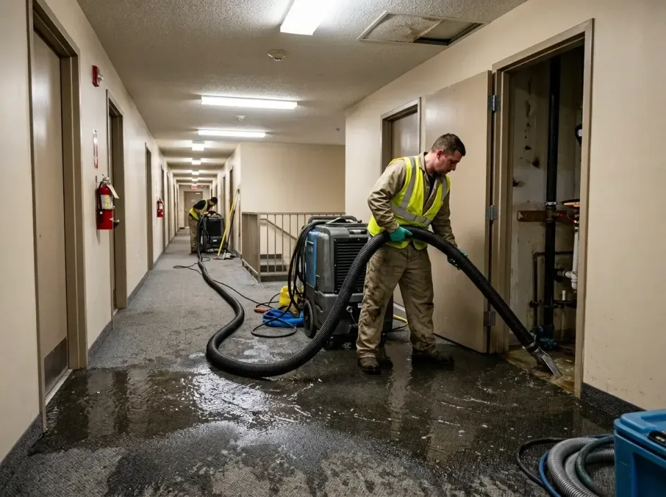 multi-unit-apartment-hallway-f-005 — frequently asked questions, Emergency Burst Pipe Water Extraction & Removal in Sunset,…